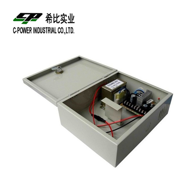 Electric Lock UPS Power Supply Access Control Uninterruptible 12V with Lock Cylinder