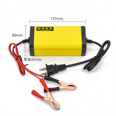 C-Power 24w 12v 2a Lead Acid Car Battery Charger for Electric Bike Scooter Motorcycle