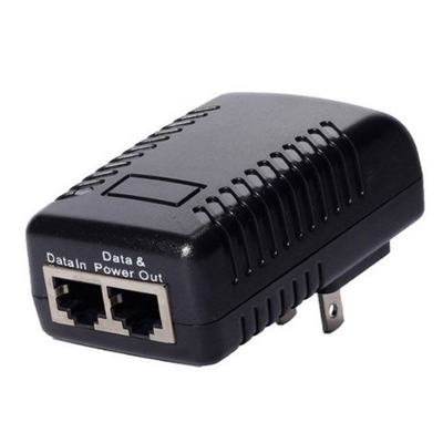 DC 48V 0.5A Wall Plug POE Injector Ethernet Adapter for IP Phone/Camera Power Supply US
