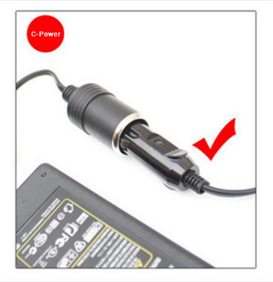 Modern 60W Car Adapter DC 12V to AC 220V with Desktop Connection 12VDC 5A Power Supply