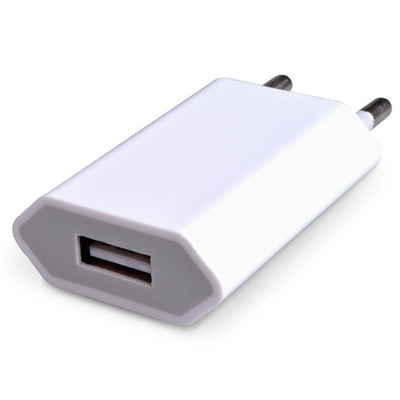 USB Wall Charger Plug DC Output Type Black White 5V 1A For iPhones Samsung Android LG