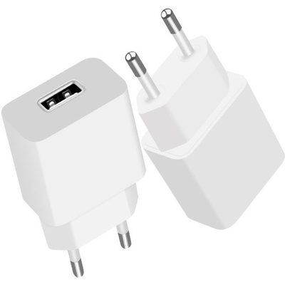 DC Output 5V 1A/2A EU USB Plug Power Travel Adapter with USB Wall Charger Output Type