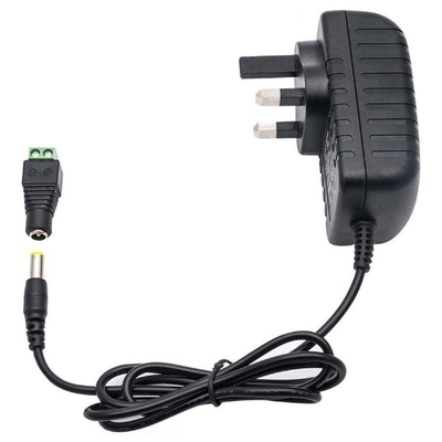 Black Fabulous Plug-in ac dc 24w switching power adapter 24v 1a 12v 2a power adapter
