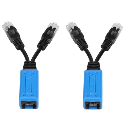 0.03kg RJ45 Port PoE Power Combiner 2-Pack 60W PoE Ultra with 2x 30W PoE Ports