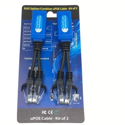0.03kg RJ45 Port PoE Power Combiner 2-Pack 60W PoE Ultra with 2x 30W PoE Ports