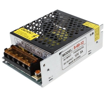 Over-voltage Protection 110V/AC 220V DC 12V 5A Switching 60W LED Power Supply Driver for LED Strip