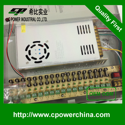 360W 18channels Switching Power Supply dc12v 30A 220V 110V AC Protection Over-voltage