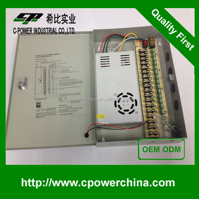 360W 18channels Switching Power Supply dc12v 30A 220V 110V AC Protection Over-voltage