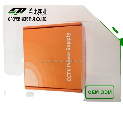 12V DC 3A 4CH CCTV Camera Power Supply Box with Customizable Output Channels