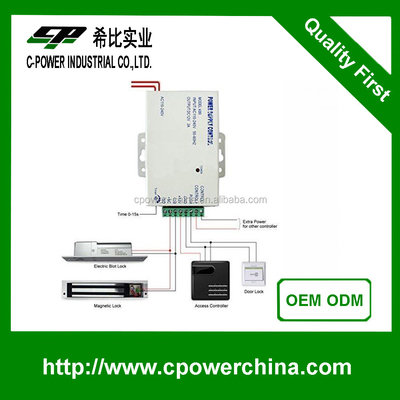 Electric Lock Power Supply Wide Voltage 12V 3A UPS for Security / Monitoring / Alarm