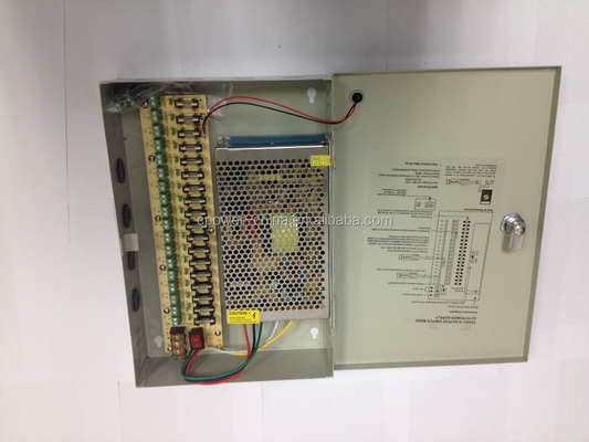 12V Output CCTV Power Supply 120W 18CH for Over-voltage Protection and CCTV Camera