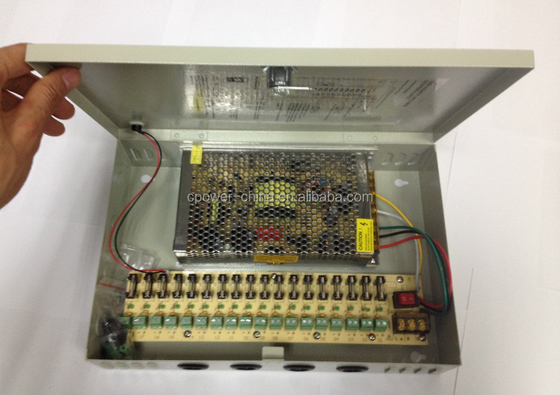 12V Output CCTV Power Supply 120W 18CH for Over-voltage Protection and CCTV Camera