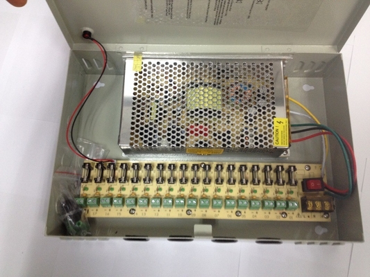 High Frequency 12V 10A 120W 18ch CCTV Camera Switching Power Supply with CE ROHS FCC