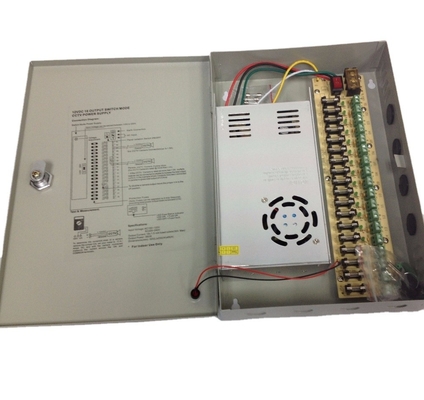 Protections Short Circuit Overtemp Overload Overvolt 12V 30A Power Supply Box for CCTV