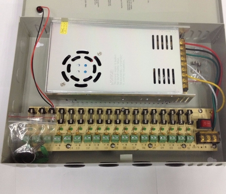 Protections Short Circuit Overtemp Overload Overvolt 12V 30A Power Supply Box for CCTV