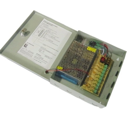 CCTV Power Supply Box 9CH 12V 5A DC Output 60W Efficiency 90% Output Frequency 50/60Hz