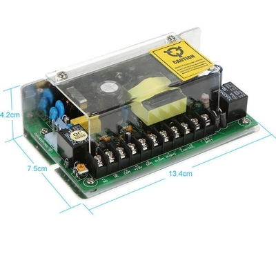 Door Access Control Power Supply 100-240v AC 12v DC 5A with Backup Battery Interface