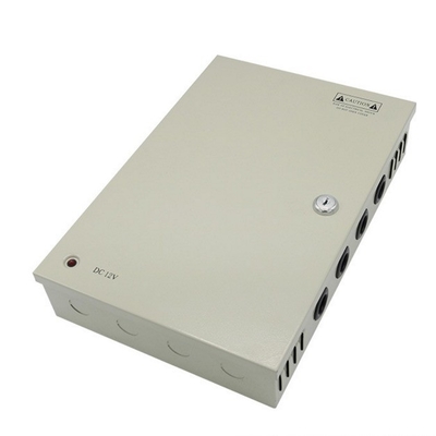 Single Output Grey 9 Ports 20A 12V DC Switching Power Supply Distribution Box C-Power