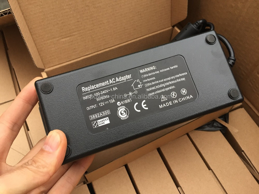 Desktop Type Switching AC Adapter with 12V 10amp Output Current and DC Output Type