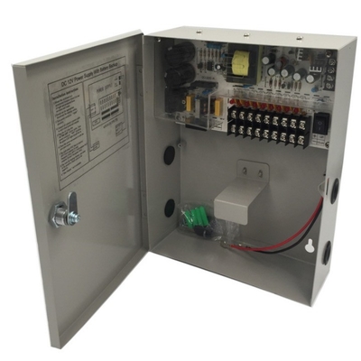 AC 110V 220V Input Voltage 12V 10A 9CH UPS Power Supply with Battery Backup by C-Power