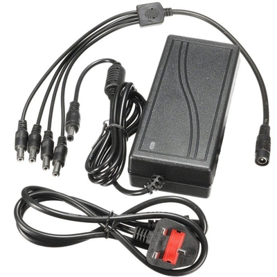 Desktop Connection 12V 5A Multiple Output Power Adapter with 4 Port Pigtail CE Certified