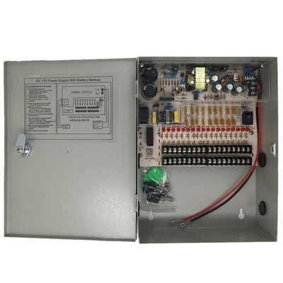 110v 220v 12v 15a 10ch Battery Backup Switching Power Supply for Surveillance Cameras
