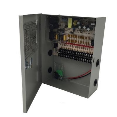 110v 220v 12v 15a 10ch Battery Backup Switching Power Supply for Surveillance Cameras