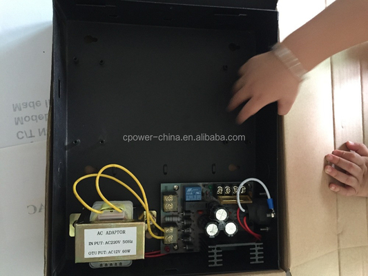 Access Control 12V 5A 60W Portable 220V Battery Power Supply for Easy Installation