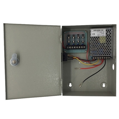 110v 220v 5a 4ch 12v 60w 4 Port UPS CCTV Power Supply with Battery Backup from C-Power
