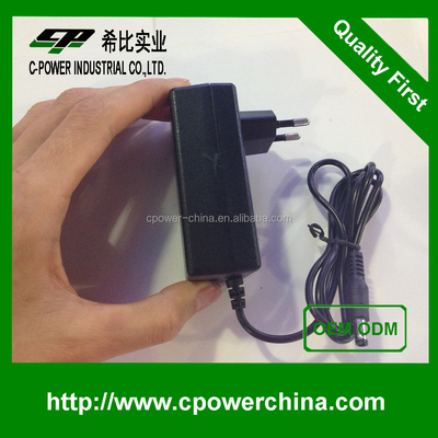 DC Output Type 12v 2a 24v 1a 24w TS-1012C AC/DC Adapter/Power with CE Certificate