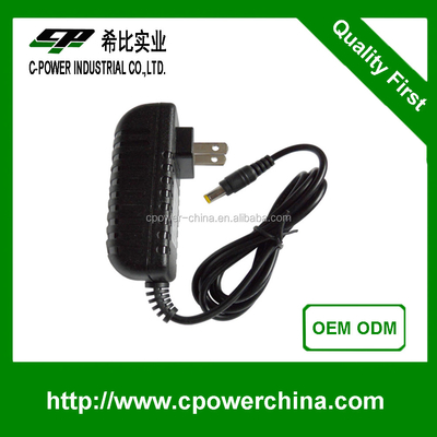 Plug In AC/DC Adapter Charger with CE Certification and 3.2V-5.4V DC Output Variations