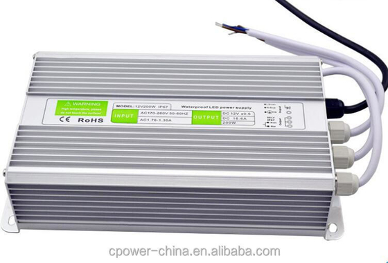 220V Waterproof AC DC 12V 24V Transformer LED Power Supply Driver 200W 250W 150W 100W