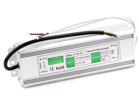 DC12V 24V 150W IP67 Constant Voltage LED Driver Power Supply with Waterproof Design