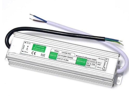 Waterproof 50w Transformer Power Supply LED Driver DC12V Single Output for Outdoor