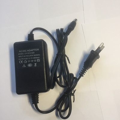24W AC/DC Power Adapter for CCTV Output Frequency 50/60Hz Output Power 1-50W