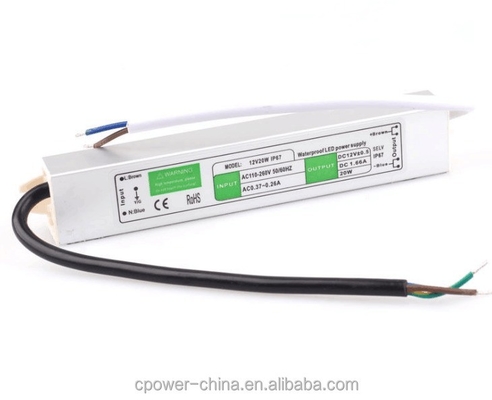 Waterproof LED Driver Output DC 12V Power Supply for Underwater CE Rohs 10W 15W 20W
