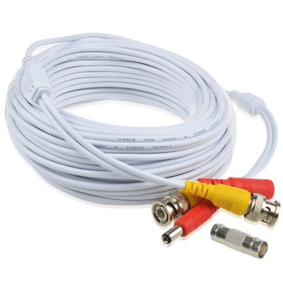 LOW VOLTAGE BNC DC Video Power Cable Extension for CCTV DVR Video Security Recorder Camera