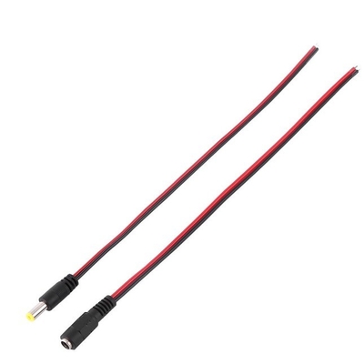 30cm CCTV Security Camera DC Male Female Power Jack Plug Connector Cable Made of Copper