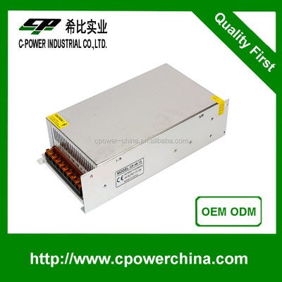 Top-10 AC DC 24V 36V 48V 600W High Voltage Power Supply with Output Frequency 50/60Hz