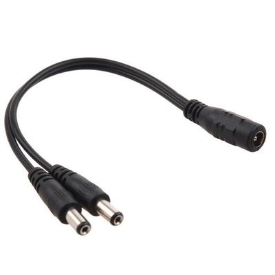 Original Place DC Power Splitter Adaptor Cable Female to Male 5.5x2.1mm for CCTV Camera