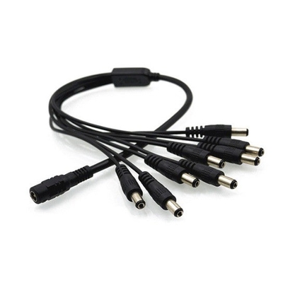 Original Place DC Power Splitter Adaptor Cable Female to Male 5.5x2.1mm for CCTV Camera