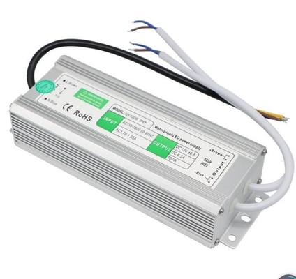 Single Output Silver Waterproof IP67 Power Supply 10W 12V 24V 5V 90-270V AC DC C-Power