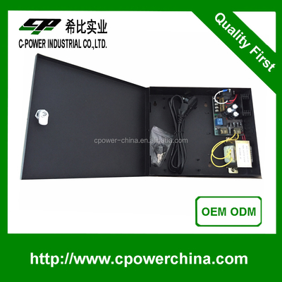 240V Battery Power Supply Output Current 5A Protection Over-voltage for Access Control