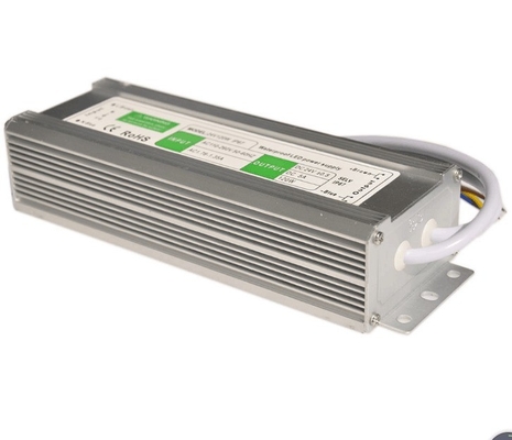 Aluminum Alloy C-Power Input 100-240vac 120W IP65 24VDC Waterproof Power Supply for LED
