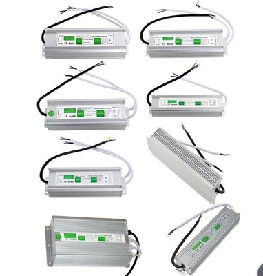 Aluminum Alloy C-Power Input 100-240vac 120W IP65 24VDC Waterproof Power Supply for LED