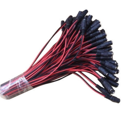 5.5x2.1mm Pigtail Male Female DC Cable for CCTV Camera LED Lights 12V Copper Conductor