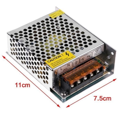Single Output Type 36w 12v 3a Neon Power Supply in Silver Color for C-Power