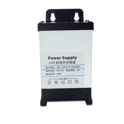C-Power 60W 5A Rainproof Power Supply with 12V Output Voltage and Constant Voltage
