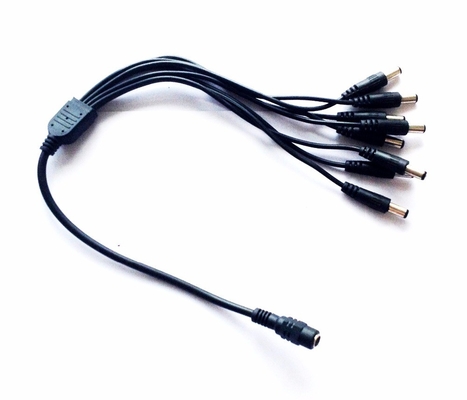 Power Supply 5.5*2.1 DC Connector with Open Wire Cable and Multi-core PVC Jacket