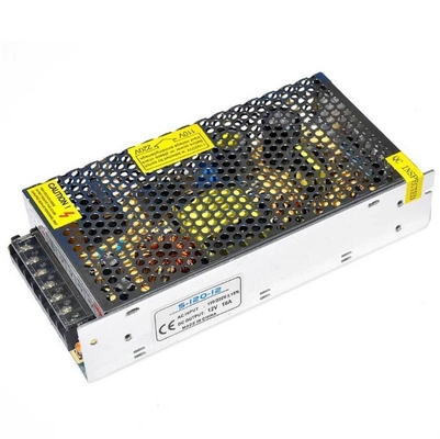 LED Power Supply 12V 10A 120W AC/DC Switching Light for Output Frequency 50/60Hz